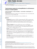 Cover page: Topoisomerase expression and amplification in solid tumours: Analysis of 24,262 patients