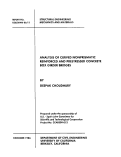 Cover page: Analysis of Curved Nonprismatic Reinforced and Prestressed Concrete Box Girder Bridges