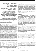 Cover page: Endemic Human Monkeypox, Democratic Republic of Congo, 2001–2004 - Volume 13, Number 6—June 2007 - Emerging Infectious Diseases journal - CDC