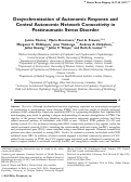 Cover page: Desynchronization of autonomic response and central autonomic network connectivity in posttraumatic stress disorder.