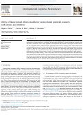 Cover page: Utility of linear mixed effects models for event-related potential research with infants and children