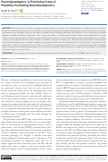 Cover page: Psychoplastogens: A Promising Class of Plasticity-Promoting Neurotherapeutics