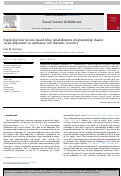 Cover page: Exploring how prison-based drug rehabilitation programming shapes racial disparities in substance use disorder recovery