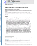 Cover page: PrEP Use and Adherence Among Transgender Patients