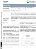 Cover page: Modular preparation of cationic bipyridines and azaarenes via C-H activation.