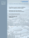 Cover page: Deep Reinforcement Learning in Buildings