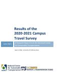Cover page: Results of the 2020-21 Campus Travel Survey