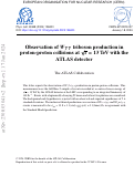 Cover page: Observation of Wγγ triboson production in proton-proton collisions at s = 13 TeV with the ATLAS detector