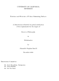 Cover page: Existence and Structure of P-Area Minimizing Surfaces