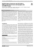 Cover page: IRX4204 Induces Senescence and Cell Death in HER2-positive Breast Cancer and Synergizes with Anti-HER2 Therapy.