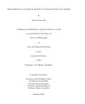 Cover page: Microsimulation and Analytical Methods to Understand Urban Air Mobility