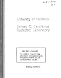 Cover page: A BIBLIOGRAPHY OF BIOLOGICAL APPLICATIONS OF AUTORADIOGRAPHY, 1954 THROUGH 1957