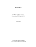 Cover page of The Roles of Universities in Community-Building Initiatives&nbsp;&nbsp;