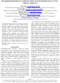 Cover page: Recognizing Emotional Cues in Word Content versus Facial Expression: A Cross-cultural Comparison