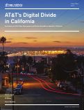 Cover page: AT&amp;T's Digital Divide in California