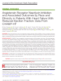 Cover page: Angiotensin Receptor Neprilysin Inhibition and Associated Outcomes by Race and Ethnicity in Patients With Heart Failure With Reduced Ejection Fraction: Data From CHAMP‐HF