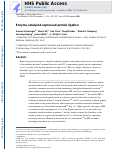 Cover page: Enzyme-catalyzed expressed protein ligation