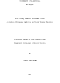 Cover page: Social Learning in Massive Open Online Courses: An Analysis of Pedagogical Implications and Students' Learning Experiences