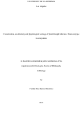 Cover page: Conservation, evolutionary and physiological ecology of plant drought tolerance: from ecotypes to ecosystems