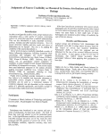 Cover page: Judgments of Source Credibility as Measured by Source Attributions and Explicit Ratings