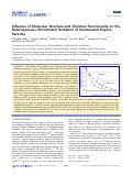 Cover page: Influence of Molecular Structure and Chemical Functionality on the Heterogeneous OH-Initiated Oxidation of Unsaturated Organic Particles