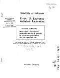 Cover page: THE MELTING POINT, VAPOR PRESSURE AND HEAT OP VAPORIZATION OF STANNOUS FLUORIDE