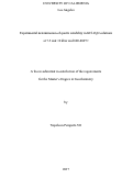 Cover page: Experimental determination of quartz solubility in KCl-H2O solutions at 7.5 and 10 kbar and 600-800°C