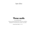 Cover page: Three walls