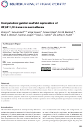 Cover page: Computation-guided scaffold exploration of 2E,6E-1,10-trans/cis-eunicellanes.
