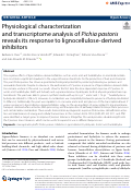 Cover page: Physiological characterization and transcriptome analysis of Pichia pastoris reveals its response to lignocellulose-derived inhibitors.