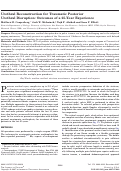 Cover page: Urethral Reconstruction for Traumatic Posterior Urethral Disruption: Outcomes of a 25-Year Experience