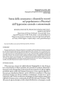 Cover page: Status delle conoscenze e dinamiche recenti nel popolamento e Plecotteri dell'Appennino centrale e settentrionale.