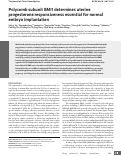 Cover page: Polycomb subunit BMI1 determines uterine progesterone responsiveness essential for normal embryo implantation.