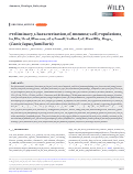 Cover page: Preliminary Characterisation of Immune Cell Populations in the Oral Mucosa of a Small Cohort of Healthy Dogs (Canis lupus familiaris)