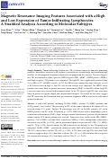 Cover page: Magnetic Resonance Imaging Features Associated with a High and Low Expression of Tumor-Infiltrating Lymphocytes: A Stratified Analysis According to Molecular Subtypes