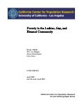 Cover page: Poverty in the Lesbian, Gay, and Bisexual