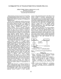 Cover page: An Integrated View of Structural Model Driven Scientific Discovery