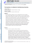 Cover page: The Importance of Unitization for Familiarity-Based Learning