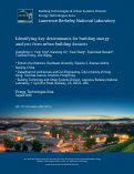 Cover page: Identifying key determinants for building energy analysis from urban building datasets