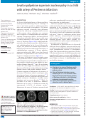 Cover page: Levator palpebrae superioris nuclear palsy in a child with artery of Percheron infarction