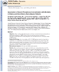 Cover page: Association of Serum Phosphorus Concentration with Mortality in Elderly and Non-Elderly Hemodialysis Patients