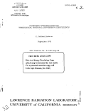 Cover page: COMPUTER INTERPOLATION OF THEORETICAL INTERNAL CONVERSION COEFFICIENTS