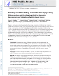 Cover page: Screening for Lifetime History of Traumatic Brain Injury Among Older American and Irish Adults at Risk for Dementia: Development and Validation of a Web-Based Survey.