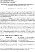 Cover page: Pretreatment levels of bone turnover and the antifracture efficacy of alendronate: The fracture intervention trial