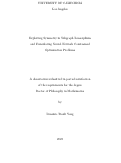 Cover page: Exploiting Symmetry in Subgraph Isomorphism and Formulating Neural Network Constrained Optimization Problems