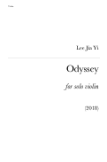 Cover page: Odyssey