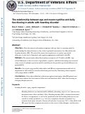 Cover page: The relationship between age and neurocognitive and daily functioning in adults with hoarding disorder