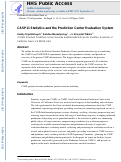 Cover page: CASP11 statistics and the prediction center evaluation system