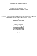 Cover page: Cognitive Tools and Cognitive Styles: Windows into the Culture-Cognition System