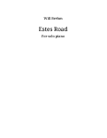 Cover page: Estes Road